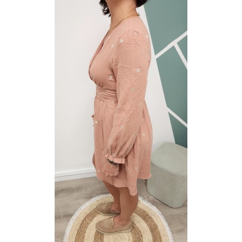 Robe gaze de coton