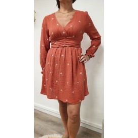 Robe gaze de coton