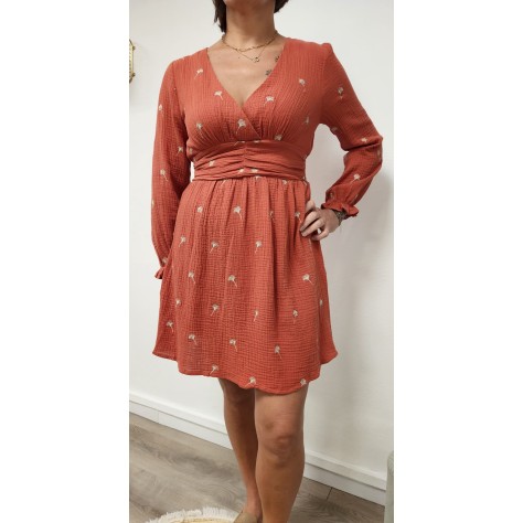 Robe gaze de coton