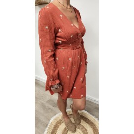 Robe gaze de coton